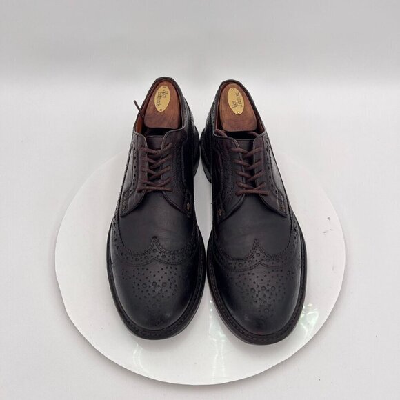 J.Crew Other - JCrew Ludlow Men Size UK 9 US 10 Brown Tan Leather Brogue Derby Dress Shoes